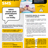 Varování před podvodnými SMS a e-maily
